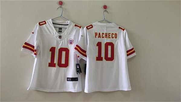 Women's Kansas City Chiefs #10 Isiah Pacheco White Vapor Untouchable Limited Stitched Jersey,We sell and wholesale Women's Kansas City Chiefs #10 Isiah Pacheco White Vapor Untouchable Limited Stitched Jersey on line form chian!